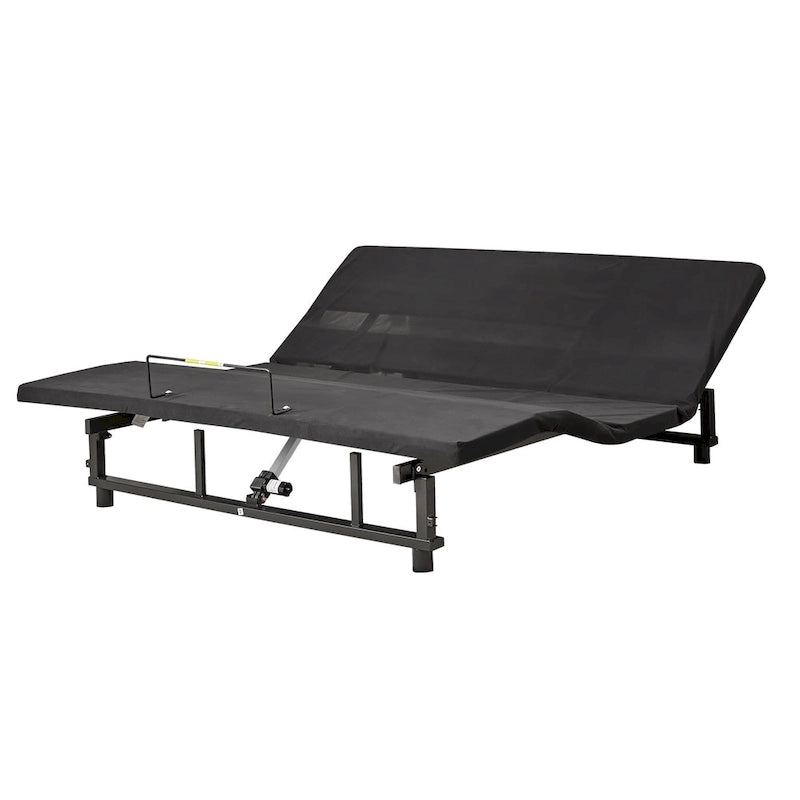 Cadre de sommier réglable en métal avec inclinaison tête et pieds et télécommande sans fil