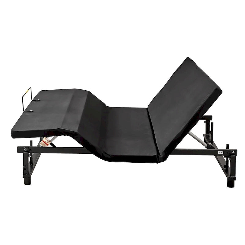 Cadre de sommier réglable en métal avec inclinaison tête et pieds et télécommande sans fil