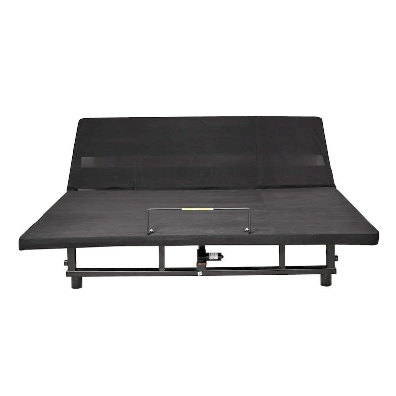 Cadre de sommier réglable en métal avec inclinaison tête et pieds et télécommande sans fil