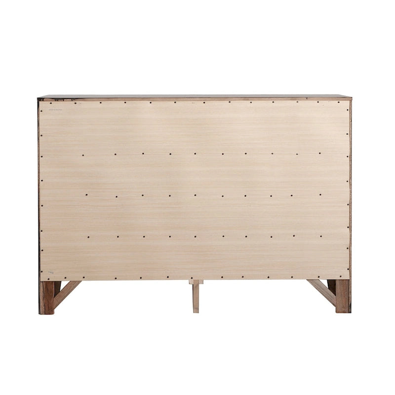 Commode de chambre 8 tiroirs en bois massif avec glissières métalliques Plusieurs coloris disponibles