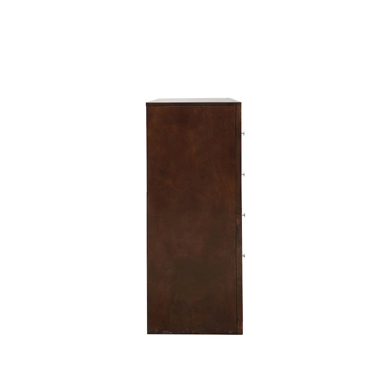 Commode de chambre 8 tiroirs en bois massif avec glissières métalliques Plusieurs coloris disponibles
