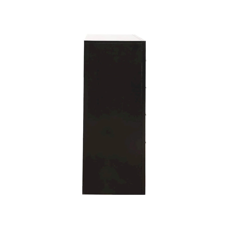 Commode de chambre 8 tiroirs en bois massif avec glissières métalliques Plusieurs coloris disponibles