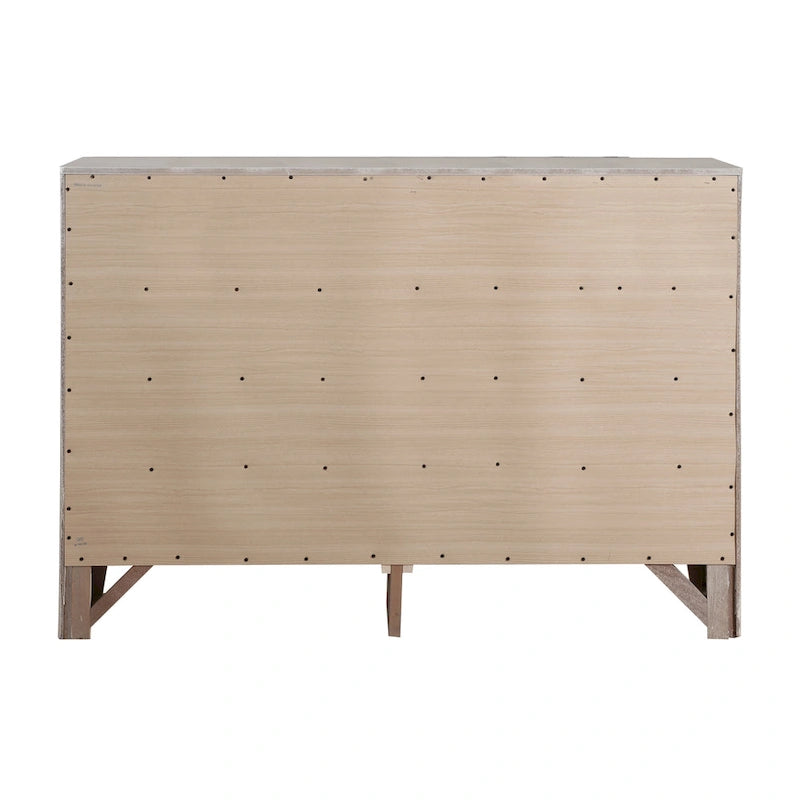Commode de chambre 8 tiroirs en bois massif avec glissières métalliques Plusieurs coloris disponibles
