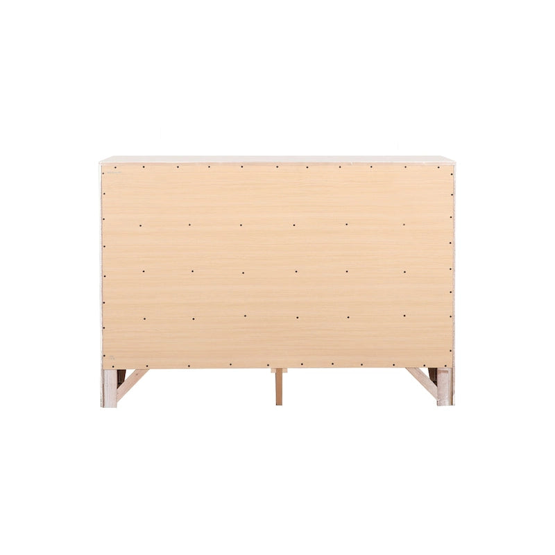 Commode de chambre 8 tiroirs en bois massif avec glissières métalliques Plusieurs coloris disponibles