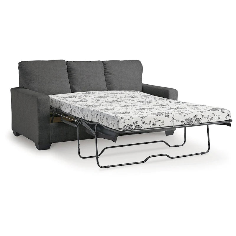 Canapé-lit double en étain avec matelas en mousse à mémoire de forme intégré